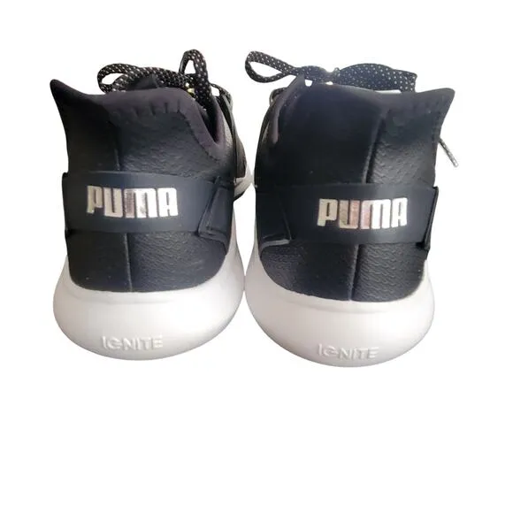 Puma Men's Ignite Fasten8 Pro Golf Shoes Size 10 1/2  Black and White New