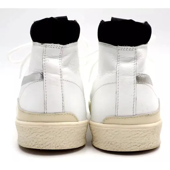 Puma Rhude Sneakers Athletic Shoes '68 OG Mid Men's Size 10.5 White Silver