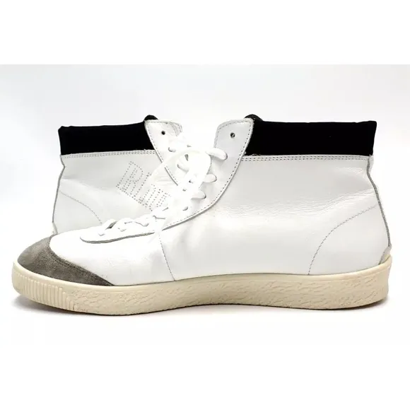 Puma Rhude Sneakers Athletic Shoes '68 OG Mid Men's Size 10.5 White Silver