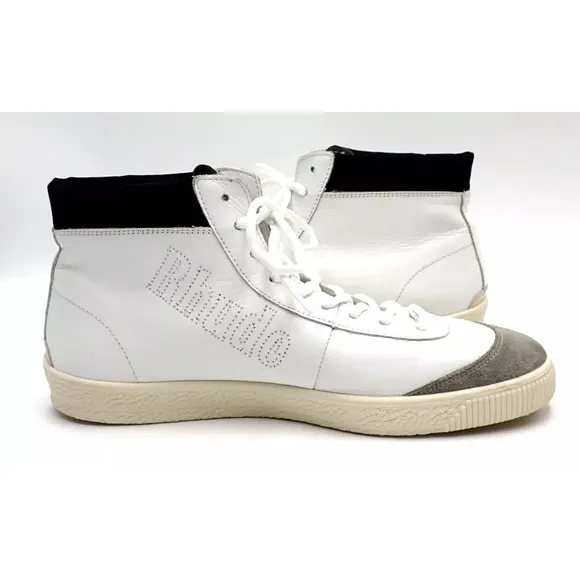 Puma Rhude Sneakers Athletic Shoes '68 OG Mid Men's Size 10.5 White Silver