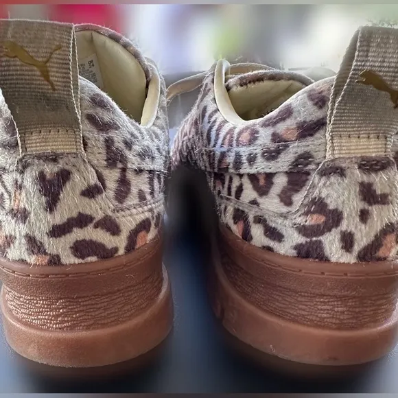 Puma Womens Mayze Leopard Platform   Sneakers Shoes Casual Size:7.5