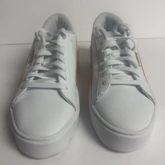 Puma Womens Smash Platform 3.0 Sneaker White Size 8 M
