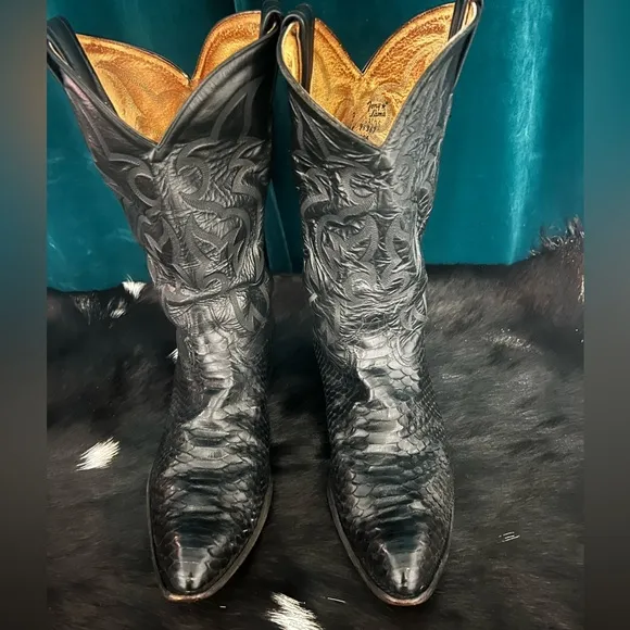Python Cowboy boots