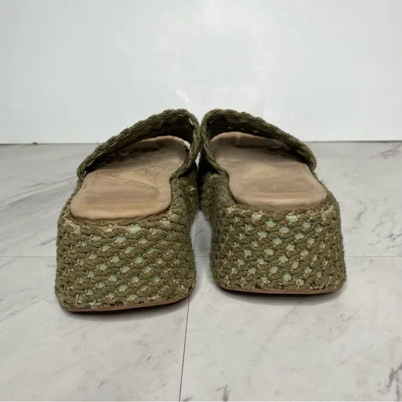 Rag &amp; Bone Logan Crochet Flatform Slide Sandal 9 1/2