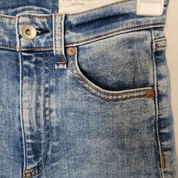 Rag &amp; Bone‎ Nina High Rise Ankle Cigarette Jeans Size 23
