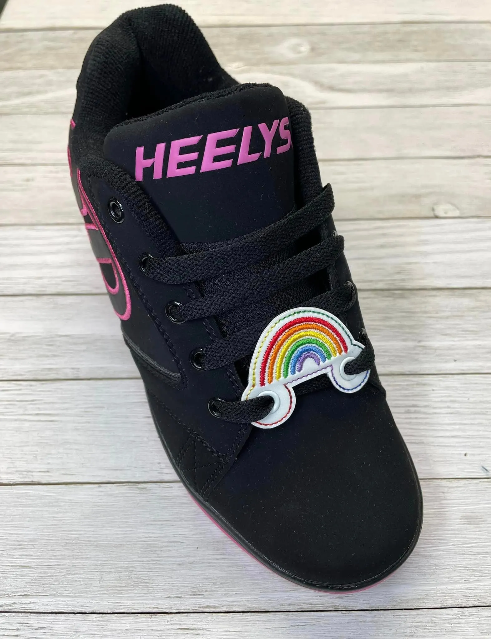 Rainbow Shoe Charm machine embroidery design (3 versions included) DIGITAL DOWNLOAD