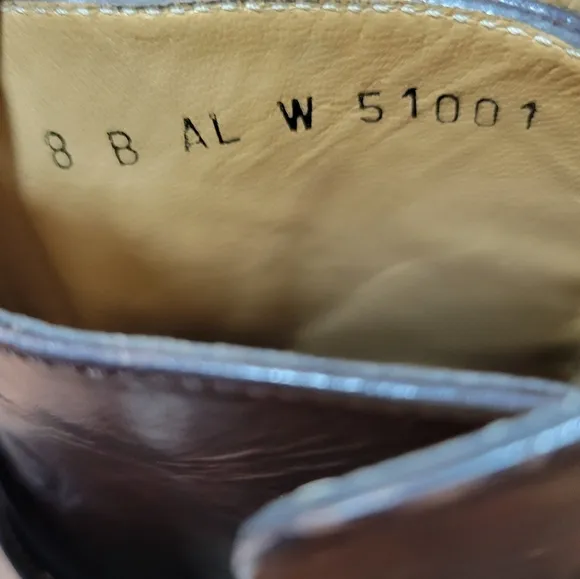 Ralph Lauren Vintage Leather Ankle Boots Made In Italy Wrap Around Buckle 8B