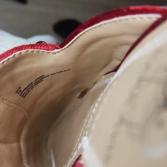 Rara Avis Women's Red and Multicolor Mules