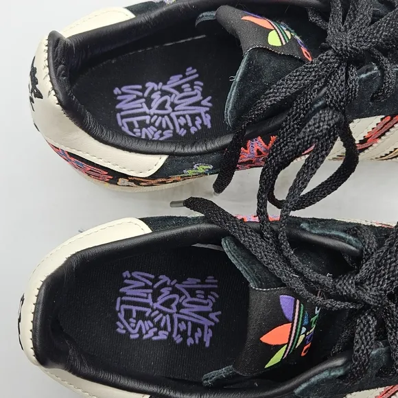 Rare Adidas Originals Campus 80s × Kris Andrew LowTop Shoes Black GX6390 Size7.5