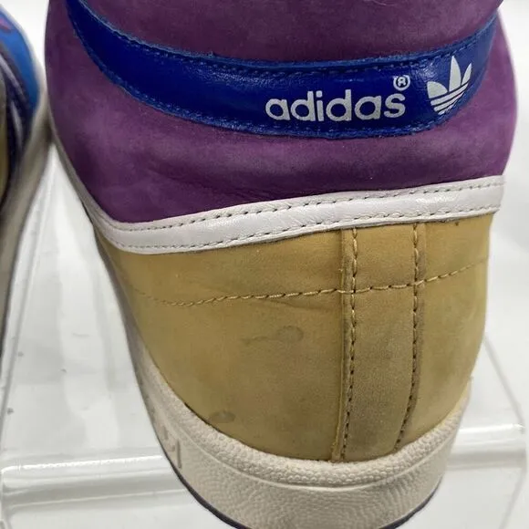 RARE Adidas Originals Top 10 Hi Retro Basketball Shoes Sneakers Multi 11.5