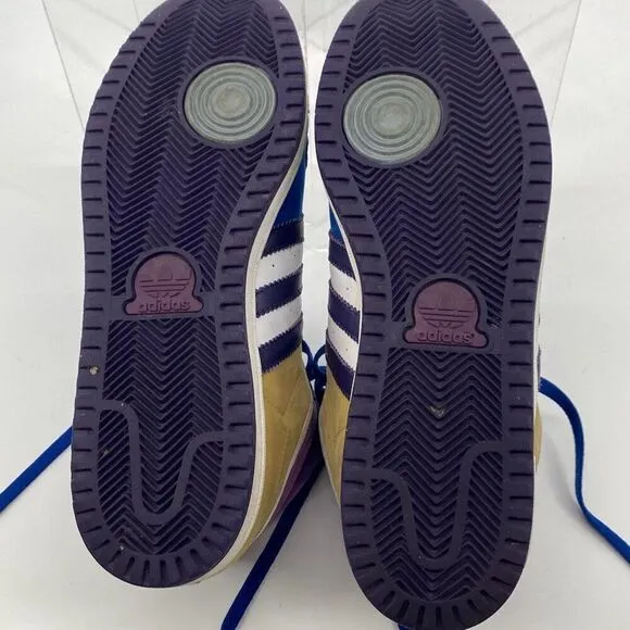 RARE Adidas Originals Top 10 Hi Retro Basketball Shoes Sneakers Multi 11.5