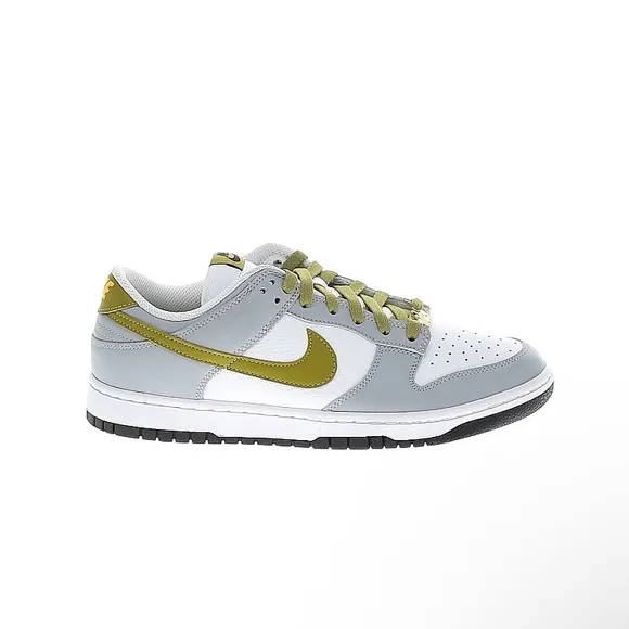 RARE Nike Dunk Low Unlocked By You CUSTOM Shoes White Wolf Grey Moss ID Shoelery