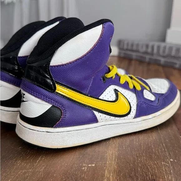 RARE NIKE LA Lakers Son Of Force Retro Basketball Shoes
