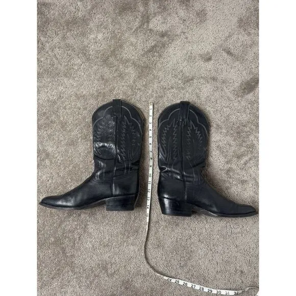 Rare Vintage 90's MONTANA Exotic Leather Western Cowboy Boots‎ Men's Size 7.5