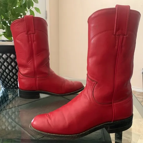 RARE🔥Vintage JUSTIN Western Roper Boots