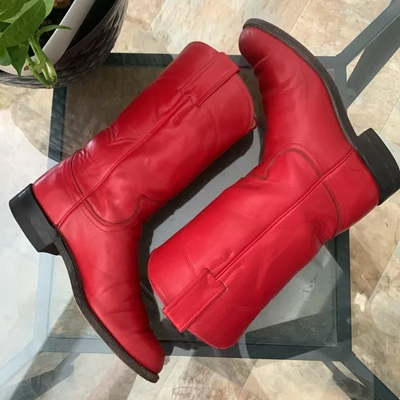 RARE🔥Vintage JUSTIN Western Roper Boots