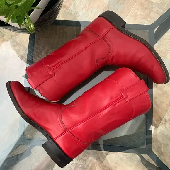RARE🔥Vintage JUSTIN Western Roper Boots