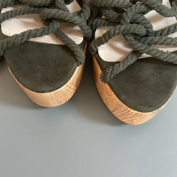RAYE ALAYA LACE UP PLATFORM SANDALS 10