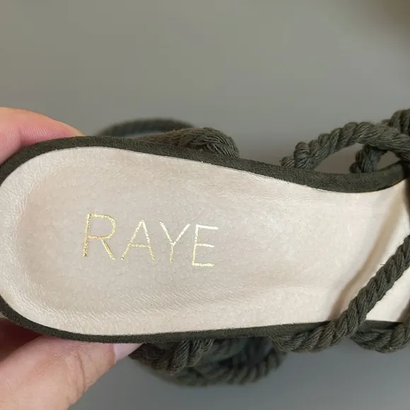 RAYE ALAYA LACE UP PLATFORM SANDALS 10