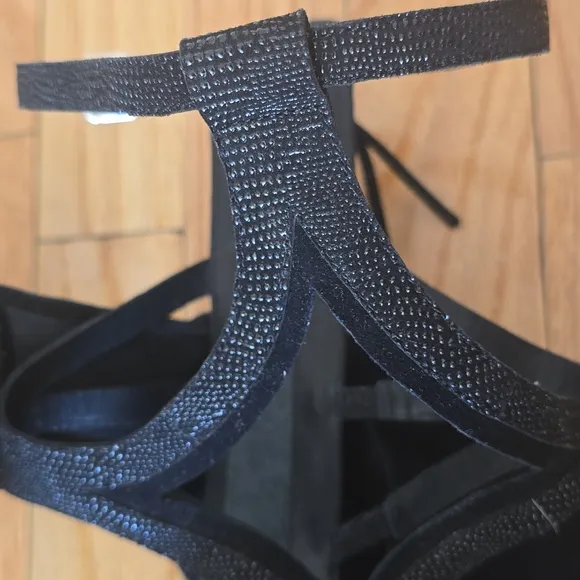 Rebecca Minkoff Black Heel Strappy Women's Shoes