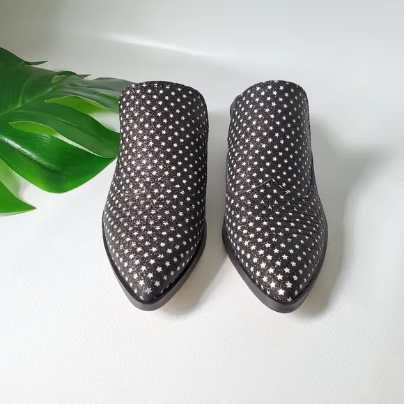 Rebecca Minkoff Karynah Star Leather Mule NWOT