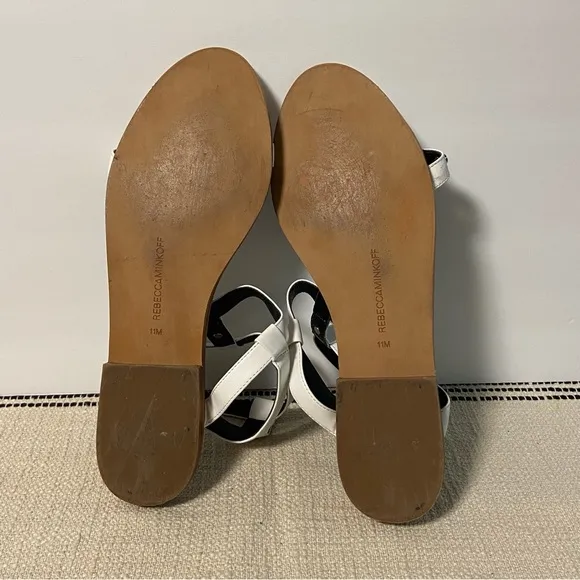 REBECCA MINKOFF / Sandy Sandal White Studded Gladiator Sandals Size 11