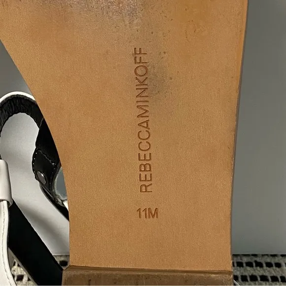 REBECCA MINKOFF / Sandy Sandal White Studded Gladiator Sandals Size 11