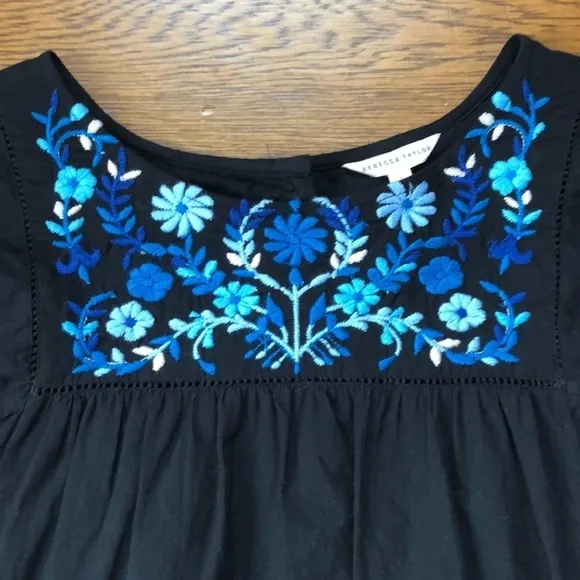 Rebecca Taylor Folk Garden Embroidered Dress 2