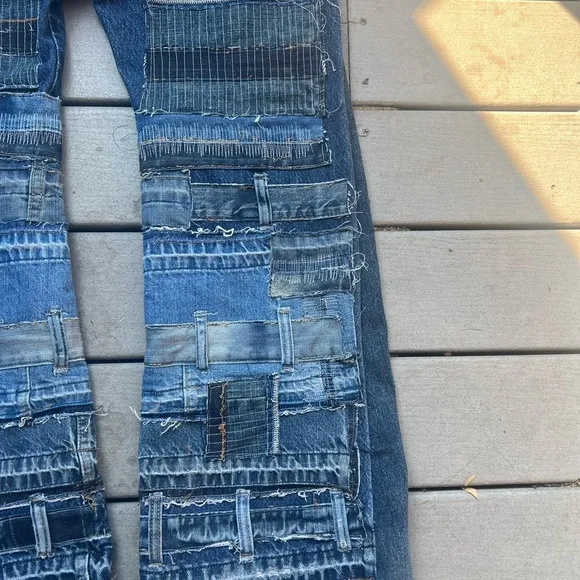Reconstructed Japanese Inspired Levi 517 Bootcut Jeans