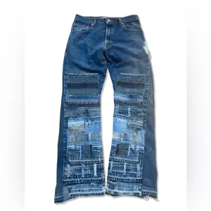 Reconstructed Japanese Inspired Levi 517 Bootcut Jeans
