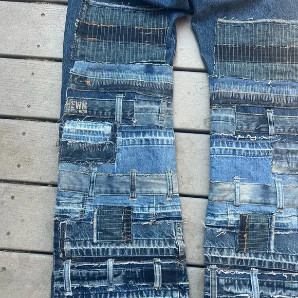 Reconstructed Japanese Inspired Levi 517 Bootcut Jeans