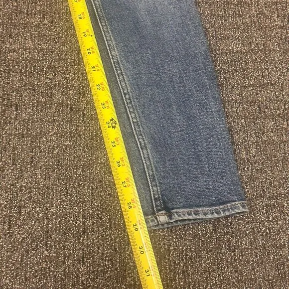 Re/Done Jeans Womens Size 24 High Rise Ankle Crop Light Wash Denim Blue NWT $195