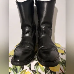 Redwing Vintage 1996 Pecos Pull On Black Leather Boots Size 10 D RARE Excellent