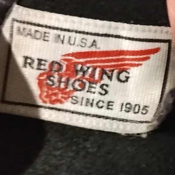 Redwing Vintage 1996 Pecos Pull On Black Leather Boots Size 10 D RARE Excellent