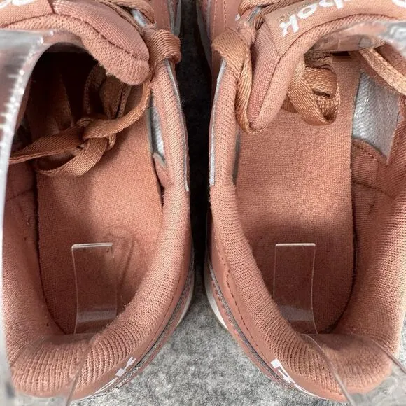 Reebok Classic Leather Athletic Shoes Womens Size 6.5 Lace-Up GY6811 Coral‎