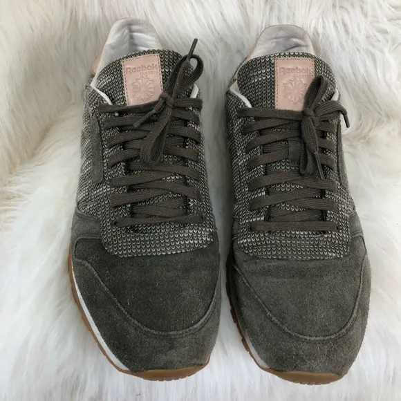 Reebok classic leather EBK green BS 6237