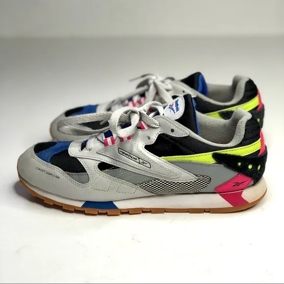 Reebok concept sample 004 sneakers retro 90s neon running men’s 6/women’s 7.5