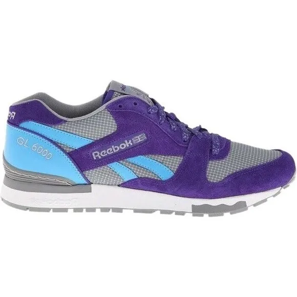 Reebok GL 6000 Purple Grey M44881 Men's Size 13 Pristine Condition