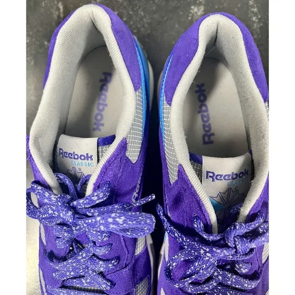 Reebok GL 6000 Purple Grey M44881 Men's Size 13 Pristine Condition