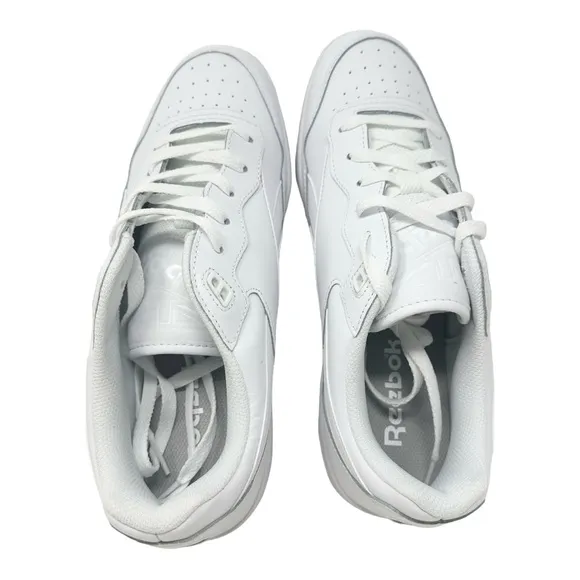 Reebok Men’s BB 4000 II Premium Leather Basketball 100033737 White/Grey Sz 11.5