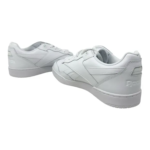 Reebok Men’s BB 4000 II Premium Leather Basketball 100033737 White/Grey Sz 11.5