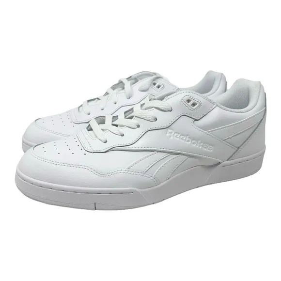 Reebok Men’s BB 4000 II Premium Leather Basketball 100033737 White/Grey Sz 11.5
