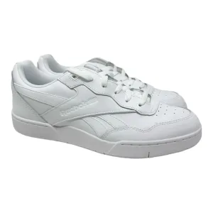 Reebok Men’s BB 4000 II Premium Leather Basketball 100033737 White/Grey Sz 11.5