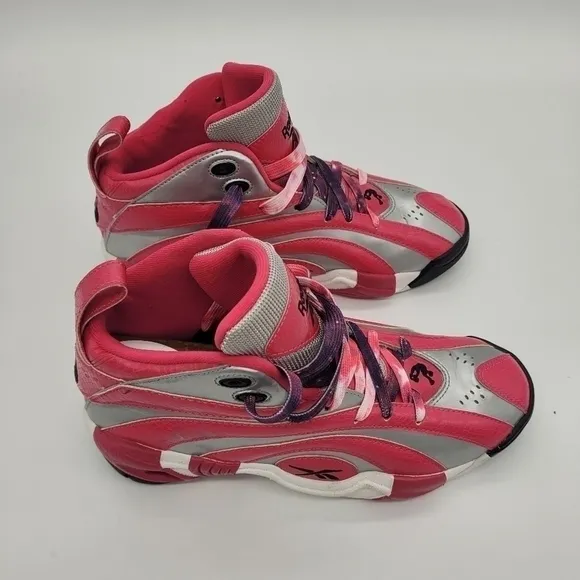 Reebok Shaqnosis OG Retro Basketball Shoes Size 7 Mens 8.5 Womens Pink