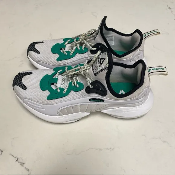 Reebok Sole Fury 00 Retro Running Shoes Women's White/Green size 8.5