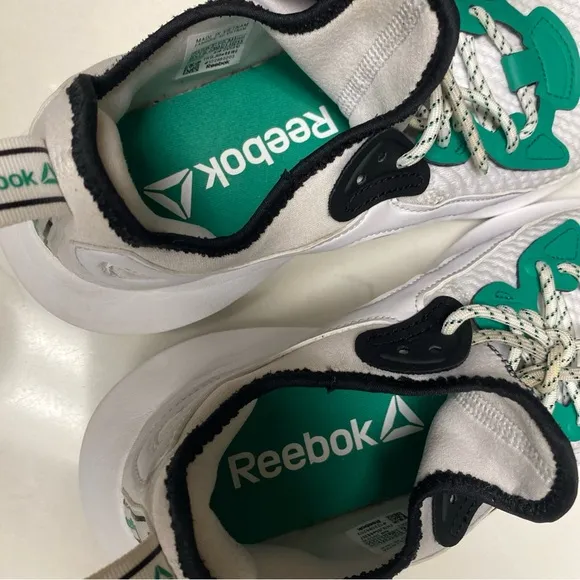 Reebok Sole Fury 00 Retro Running Shoes Women's White/Green size 8.5