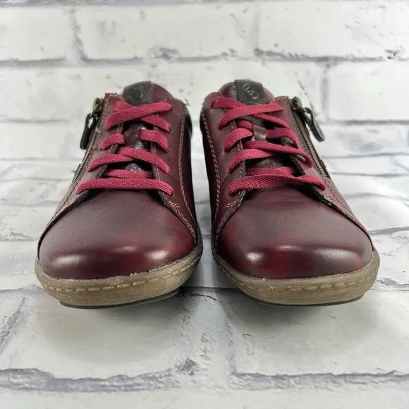 Remonte R1426-35 Liv 26 Sneakers Women's 39 ( US 8 ) Comfort Shoes Red Lace Up