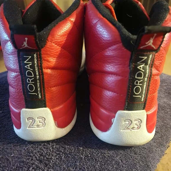 Retro Jordan 12 Gym Red And White.