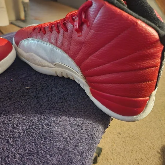 Retro Jordan 12 Gym Red And White.