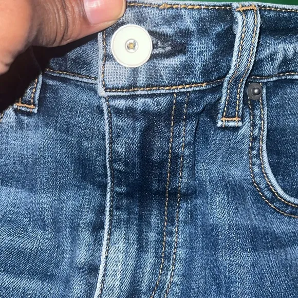 REVOLVE Father’s Daughter High Rise Riley Denim Distressed Skirt size 26